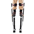 Drywall Stilts Adjustable 61-101.6cm Aluminum Knee Pads Black