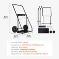 Dual Welding Cylinder Cart Oxygen Acetylene 440LBS Capacity