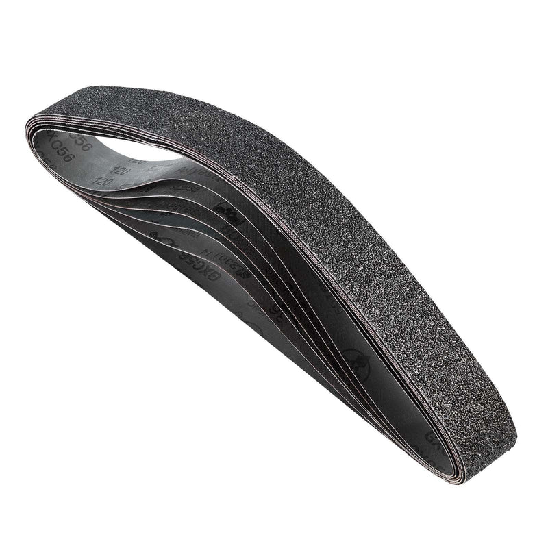 Sanding Belts 50x1066mm 6pc 36-120 Grit Silicon Carbide Knife
