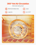Food Dehydrator 8 Trays 400W Stainless Steel Electric Dryer