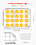 Food Dehydrator 8 Trays 400W Stainless Steel Electric Dryer