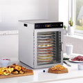 12 Tray Rotary Food Dehydrator 800W Stainless Steel Fruit