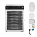 12 Tray Rotary Food Dehydrator 800W Stainless Steel Fruit