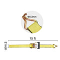 4 Pack Ratchet Tie Down Straps 5000 lbs 2