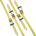 4 Pack Ratchet Tie Down Straps 5000 lbs 2