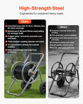 Hose Reel Cart 60-90m High-Pressure Garden Hose 2 Wheel Heavy Duty