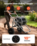 Hose Reel Cart 60-90m High-Pressure Garden Hose 2 Wheel Heavy Duty