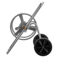 Water Hose Reel Cart, 6096/9144 cm High-Pressure Garden Hose Cart, Hoses Reel Carts with Two Wheels, Handle & Heavy-Duty Mesh Storage Basket, Portable Hoses Reels for Garden, Car, Pet Washing