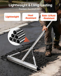 Landscape Rake 1510mm Handle 508mm Wide Aluminum Heavy Duty