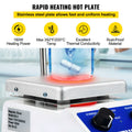 Magnetic Stirrer Hot Plate 12x12cm Aluminum with Stir Bar