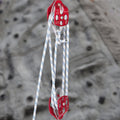 Twin Sheave Block Tackle 1.27cm 6096cm 3495kg Double Pulley