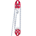 Twin Sheave Block Tackle 1.27cm 6096cm 3495kg Double Pulley