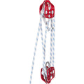 Block Tackle 1.27cm 6096cm Twin Sheave Double Pulley 35KN Rope