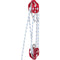 Block Tackle 1.27cm 6096cm Twin Sheave Double Pulley 35KN Rope