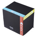 Plyometric Jump Box 3-in-1 16/14/12 Inch Black Home Gym Training
