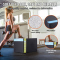 Plyometric Jump Box 3-in-1 16/14/12 Inch Black Home Gym Training