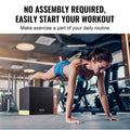 Plyometric Jump Box 3-in-1 16/14/12 Inch Black Home Gym Training