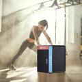 Plyometric Jump Box 3-in-1 16/14/12 Inch Black Home Gym Training
