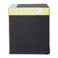 Plyometric Jump Box 3-in-1 16/14/12 Inch Black Home Gym Training