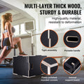Plyometric Jump Box 30/24/20 Inch Wooden Plyo Box Fitness