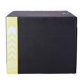 Plyometric Jump Box 3in1 30/24/20 Inch Foam Black Home Gym