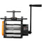 Rolling Mill 57mm Jewelry Metal Press 0-5.5mm Thickness 3-in-1