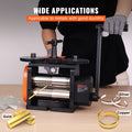 Rolling Mill 57mm Jewelry Metal Press 0-5.5mm Thickness 3-in-1