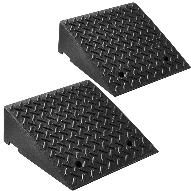 Curb Ramp 3.175 Ton Heavy Duty 17.8cm Rise Wheelchair Stroller 2 Pack