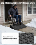 Curb Ramp 3.175 Ton Heavy Duty 17.8cm Rise Wheelchair Stroller 2 Pack