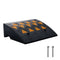 Rubber Curb Ramp 15.2 cm Rise Height Sidewalk Curb Ramp, 37 cm Width 49.1 cm Length Driveway Ramp for Curb, 15T Heavy Duty Rubber Ramp for Forklifts, Trucks, Buses, Cars, Wheelchairs, Bikes