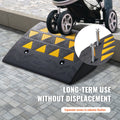 Rubber Curb Ramp 15.2cm Rise 49.1cm Length 15T Heavy Duty Driveway