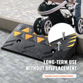 Rubber Curb Ramp 10.8cm Rise 30cm Width 50cm Length 15T Heavy Duty