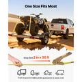Ratchet Straps, 50.8 mm x 9.1 m, Heavy Duty Tie Down Straps with Double J Hook, 4536 kg Break Strength, Carry Bag, Tie Down Ratcheting for Moving, Trailers, Motorcycles, Kayaks, Car Roof, 4 Pack