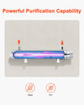 Devanti UV Water Purifier 12W 1GPM Stainless Steel Quartz