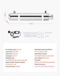 Devanti UV Water Purifier 12W 1GPM Stainless Steel Quartz