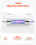 UV Water Purifier 8W 1GPM 220V Stainless Steel Quartz