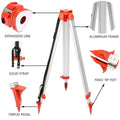 Aluminum Tripod 1.65m + 5m Staff Rotary Laser Level Kit