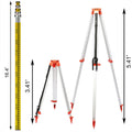 Aluminum Tripod 1.65m + 5m Staff Rotary Laser Level Kit