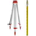 Aluminum Tripod 1.65m + 5m Staff Rotary Laser Level Kit
