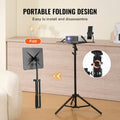 Projector Tripod Stand Adjustable 27-63in Height Laptop