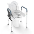 Raised Toilet Seat 7-Position Height Adjustment 158.7kg Capacity