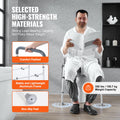 Raised Toilet Seat 7-Position Height Adjustment 158.7kg Capacity