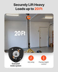 Hand Chain Hoist 3 Ton 6m Lifting Height G80 Galvanized Chain Orange