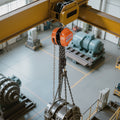 Hand Chain Hoist 3 Ton 6m Lifting Height G80 Galvanized Chain Orange