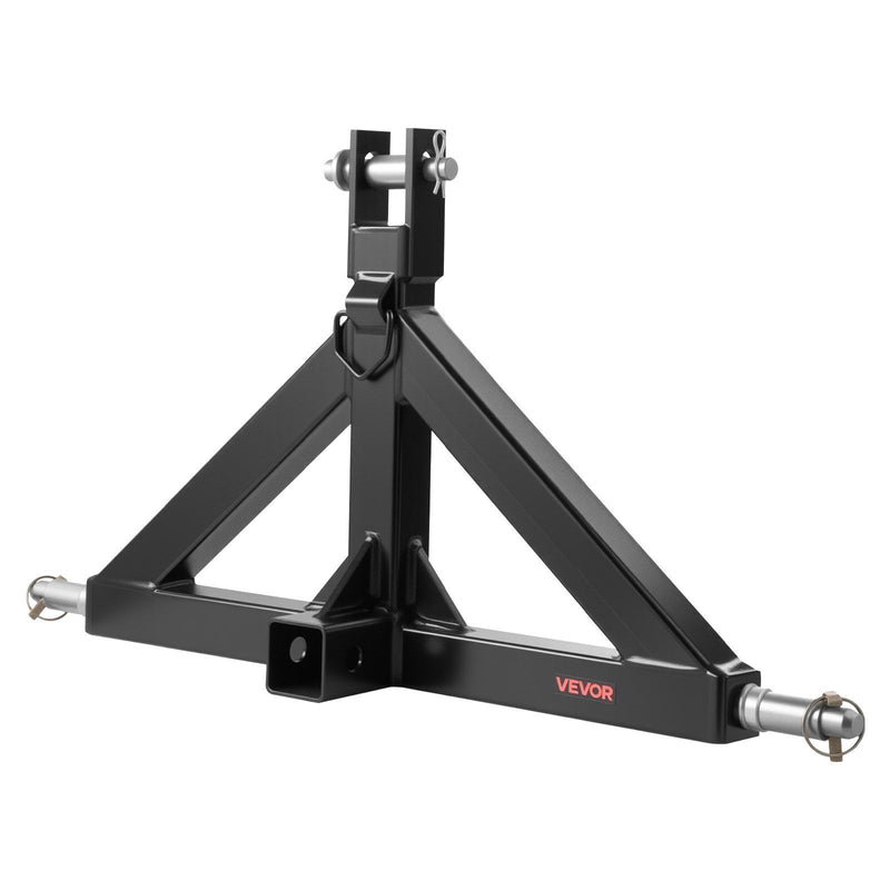 3 Point Hitch Receiver 2in 3000lbs Tractor Tow Drawbar Adapter