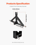 3 Point Hitch Receiver 2in 3000lbs Tractor Tow Drawbar Adapter