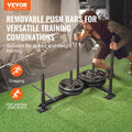 Weight Training Sled Push Pull Steel Fitness Equipment 5cm Plate