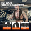 Weight Training Sled Push Pull Steel Fitness Equipment 5cm Plate