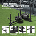 Weight Training Sled Push Pull Steel Fitness Equipment 5cm Plate