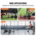 Weight Training Sled Push Pull Steel Fitness Equipment 5cm Plate